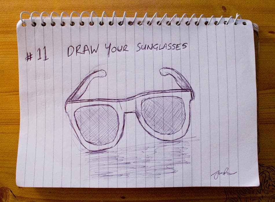 EDM #11 Draw your Glasses or Sunglasses